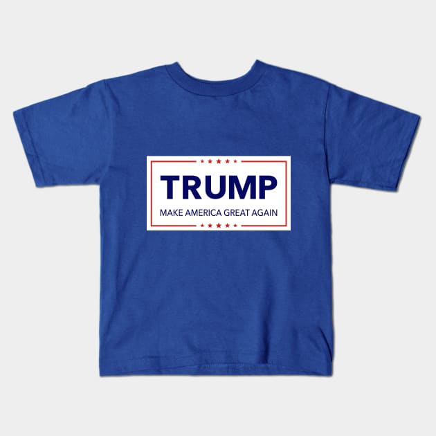 Donald Trump Kids T-Shirt by orriart